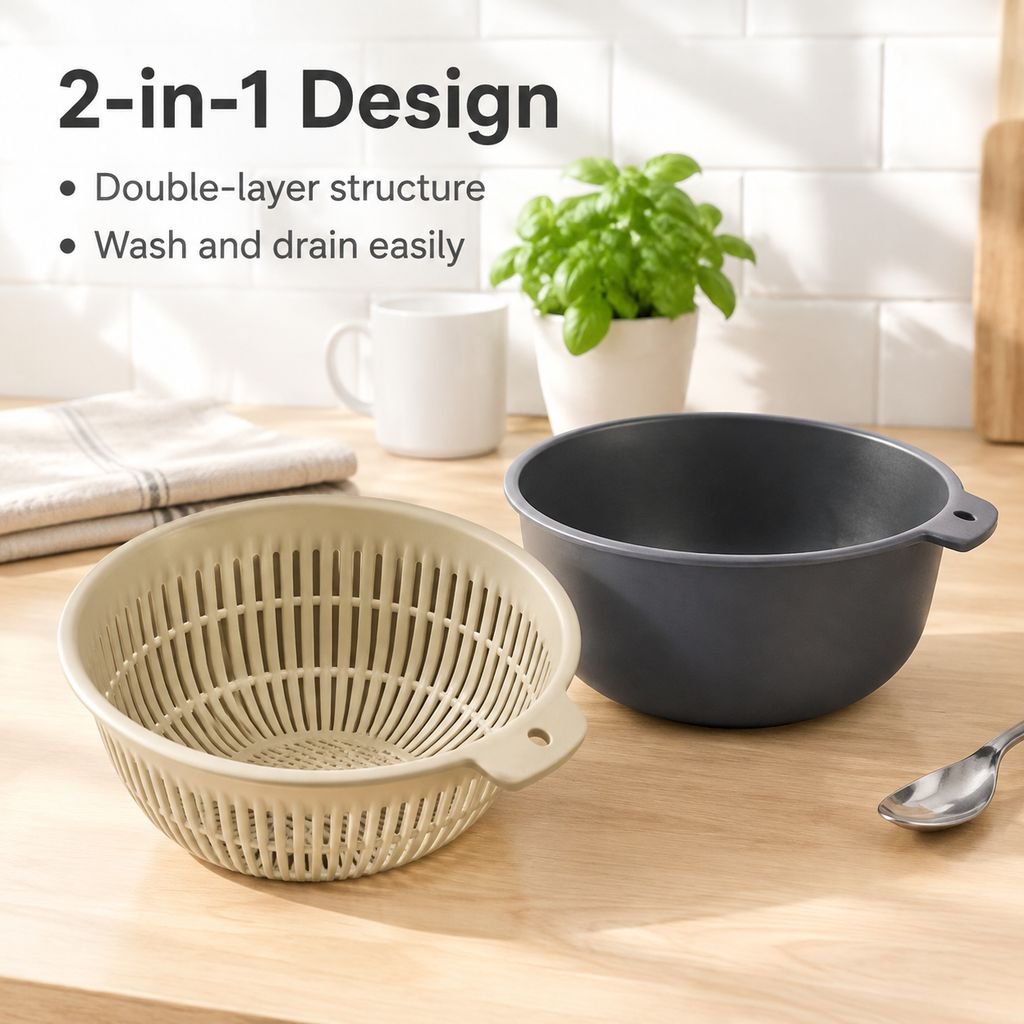 Kitchen Storage and Drain Basket
