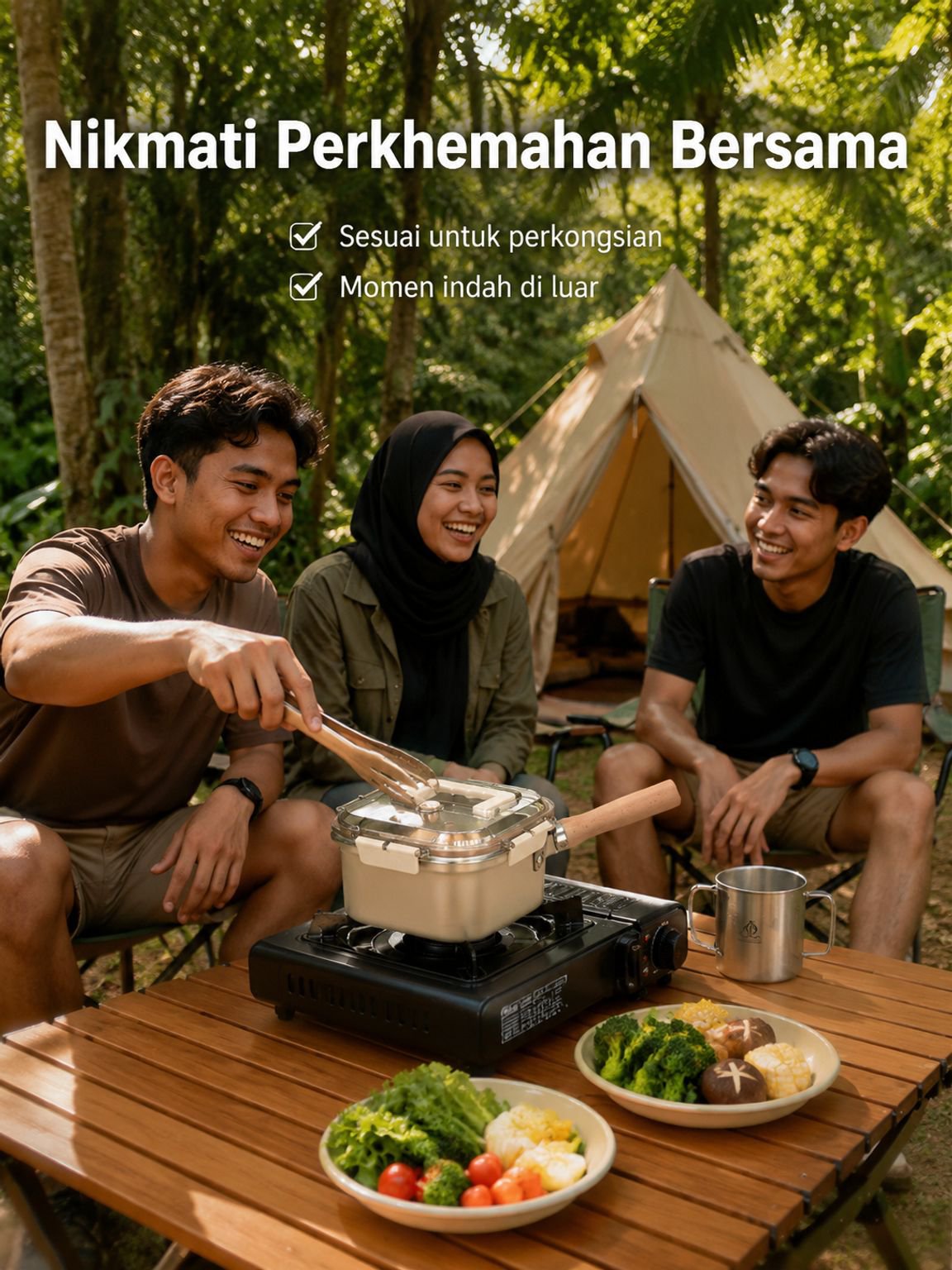 Square Outdoor Cooking Pot