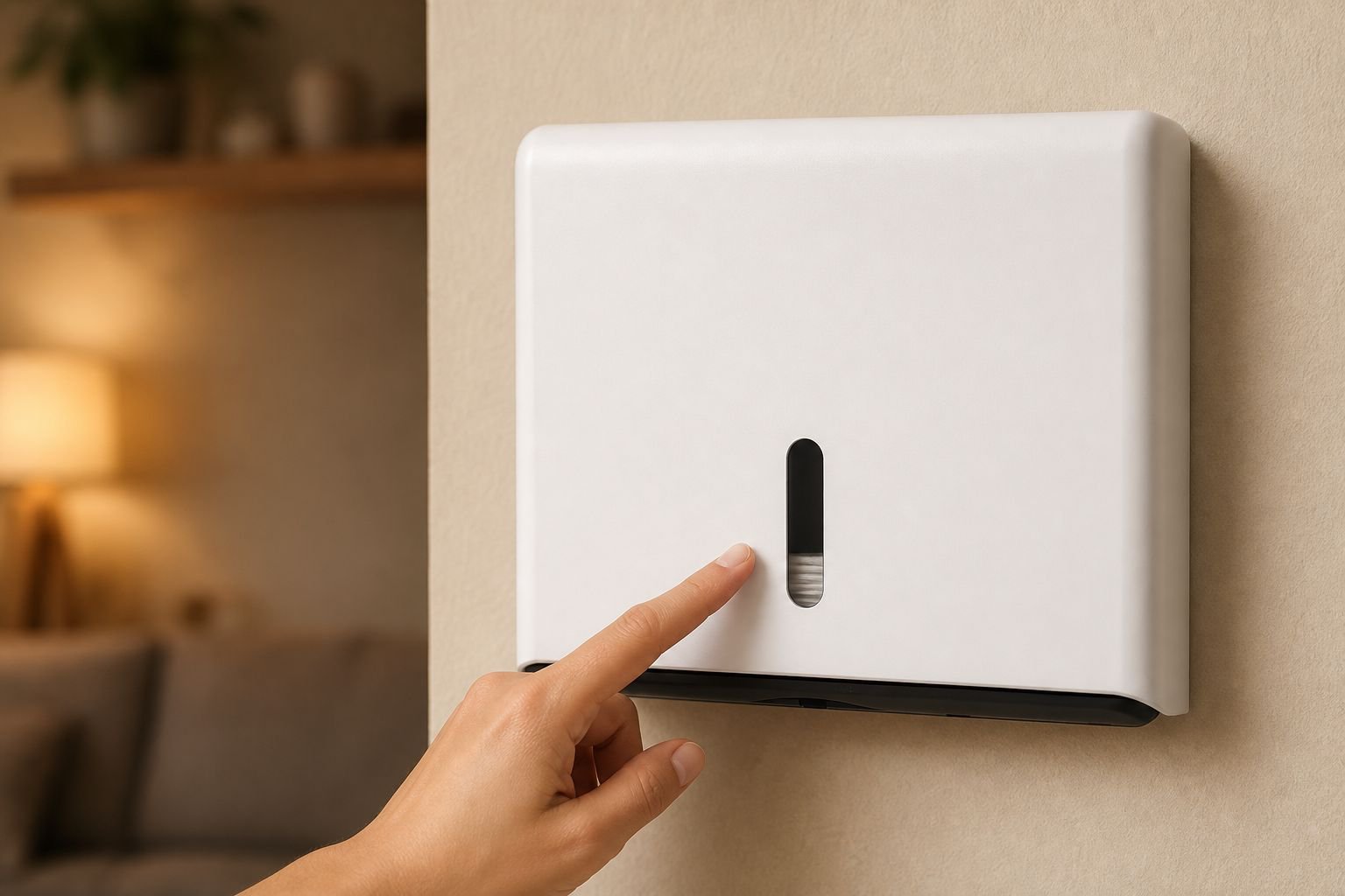 No-Drill Wall Mounted Tissue Box