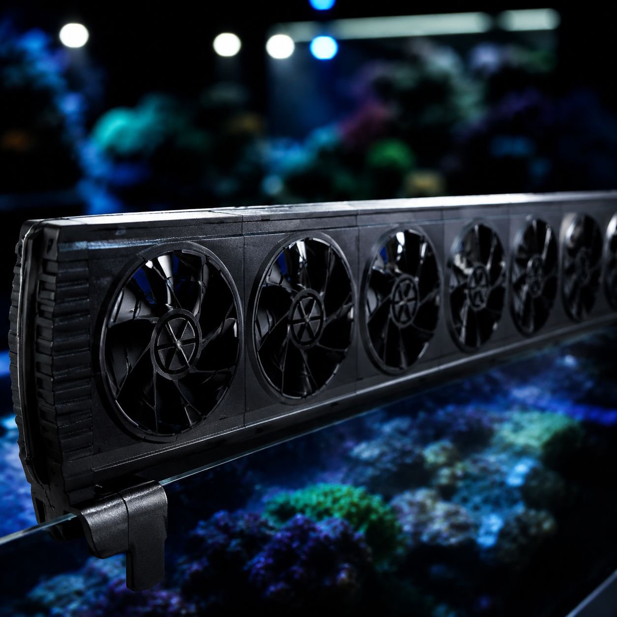 5 adjustable speeds aquarium cooling fan close-up