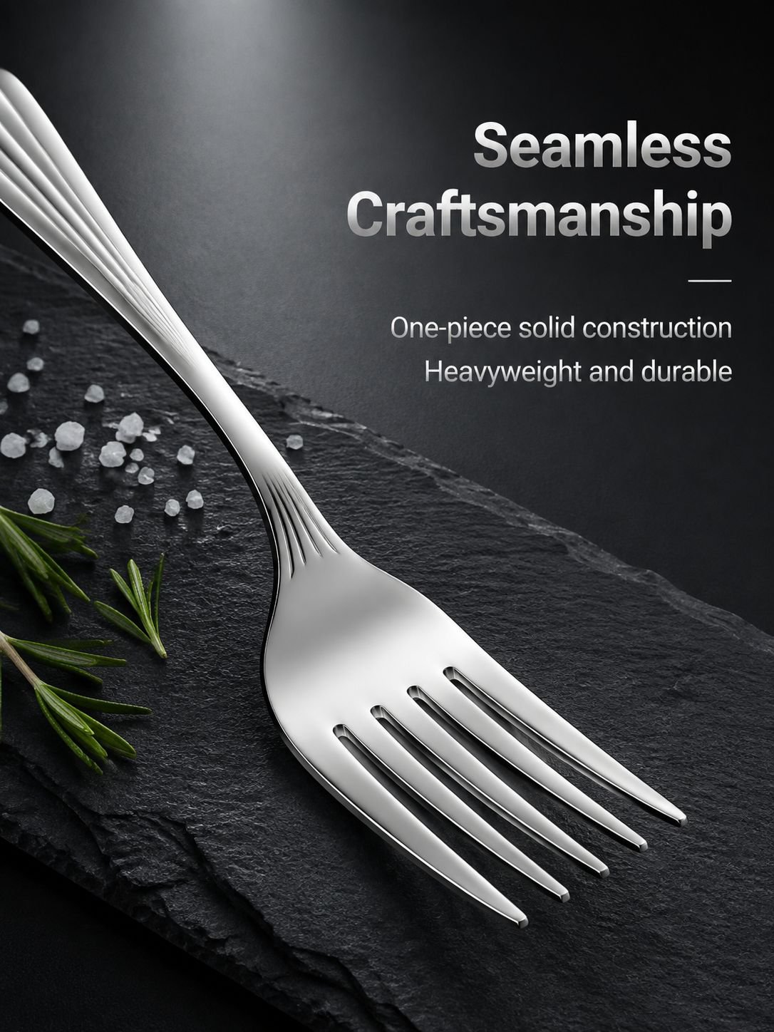 Complete 6PCS cutlery set for family meals