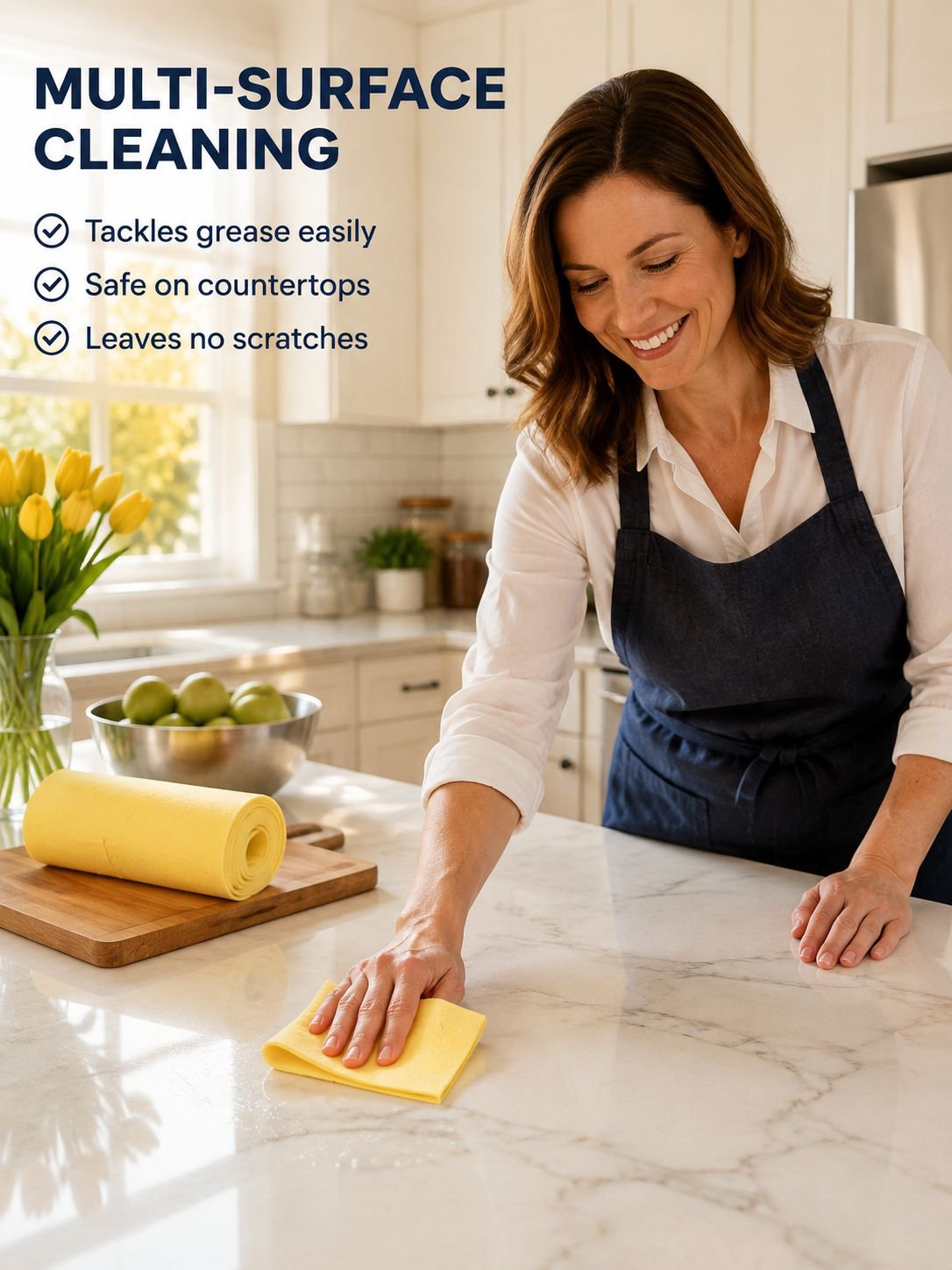 Thickened Loofah Non-stick Oil Cloth