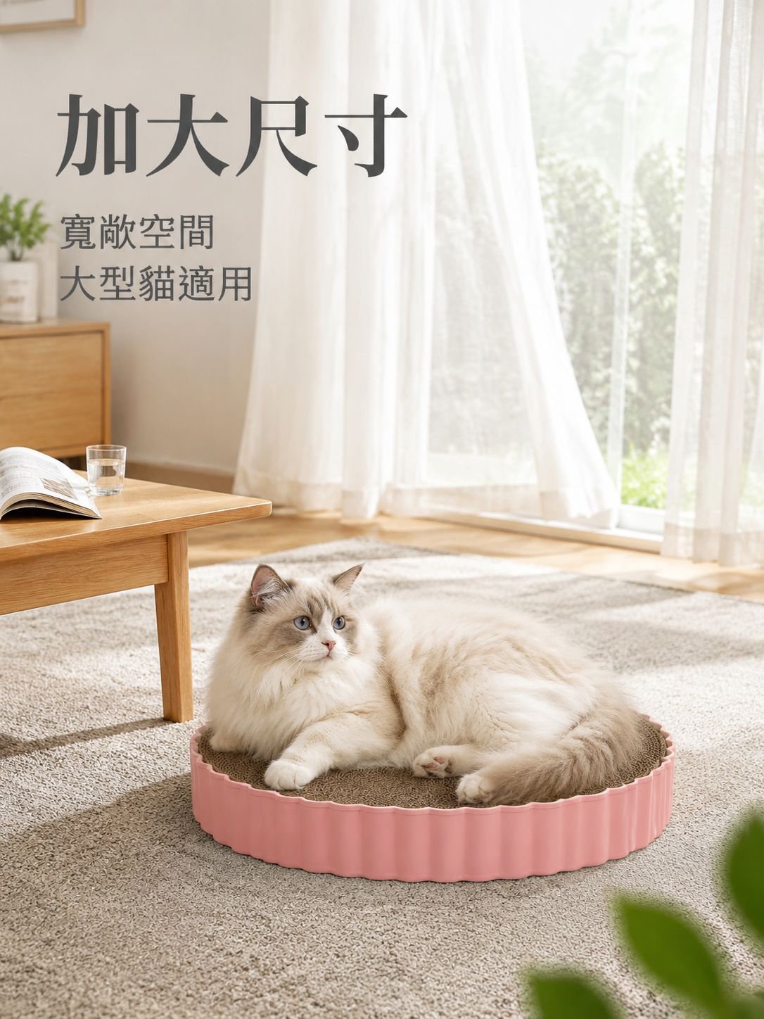 多功能圓形貓抓板