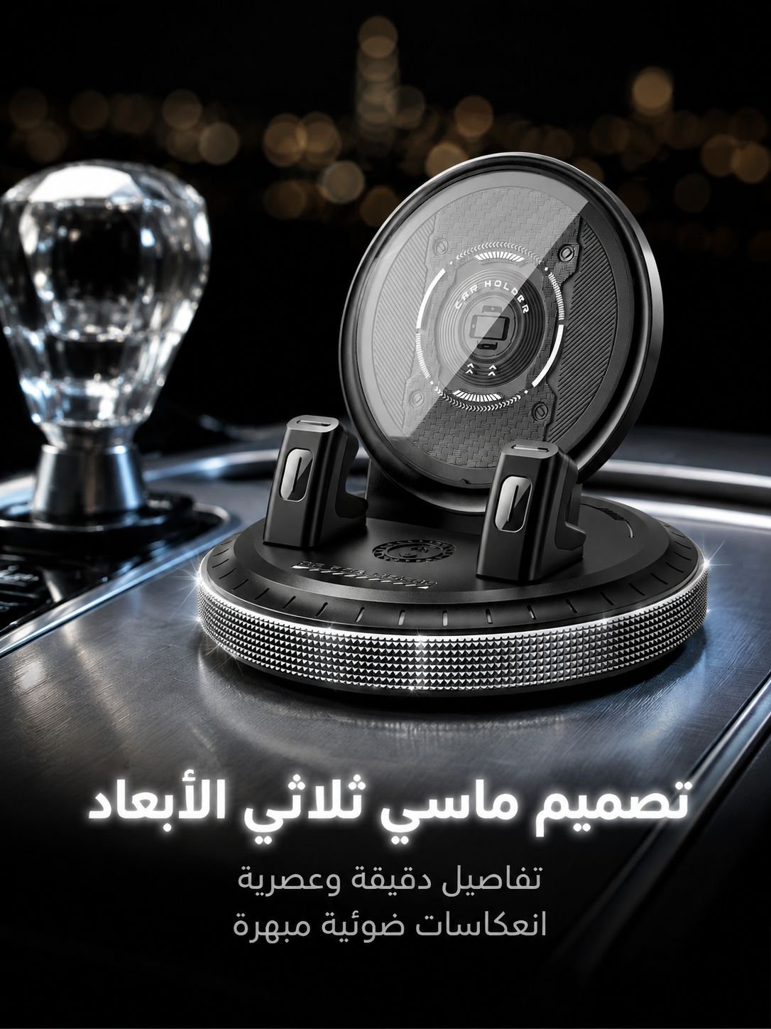 حامل جوال قابل للدوران 360 درجة في السيارة