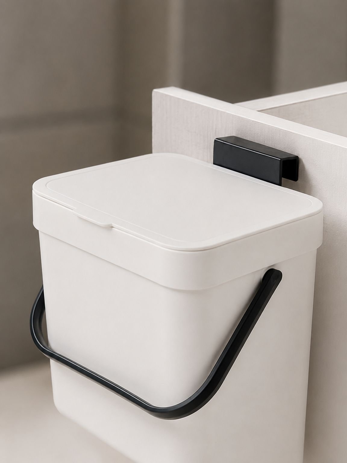 Cubo de basura desmontable y fácil de limpiar
