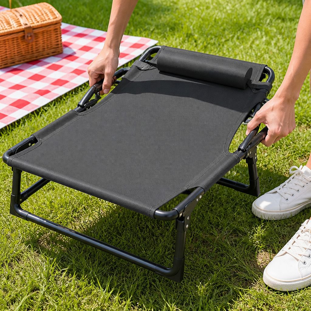 Adjustable folding bed for personalized comfort
