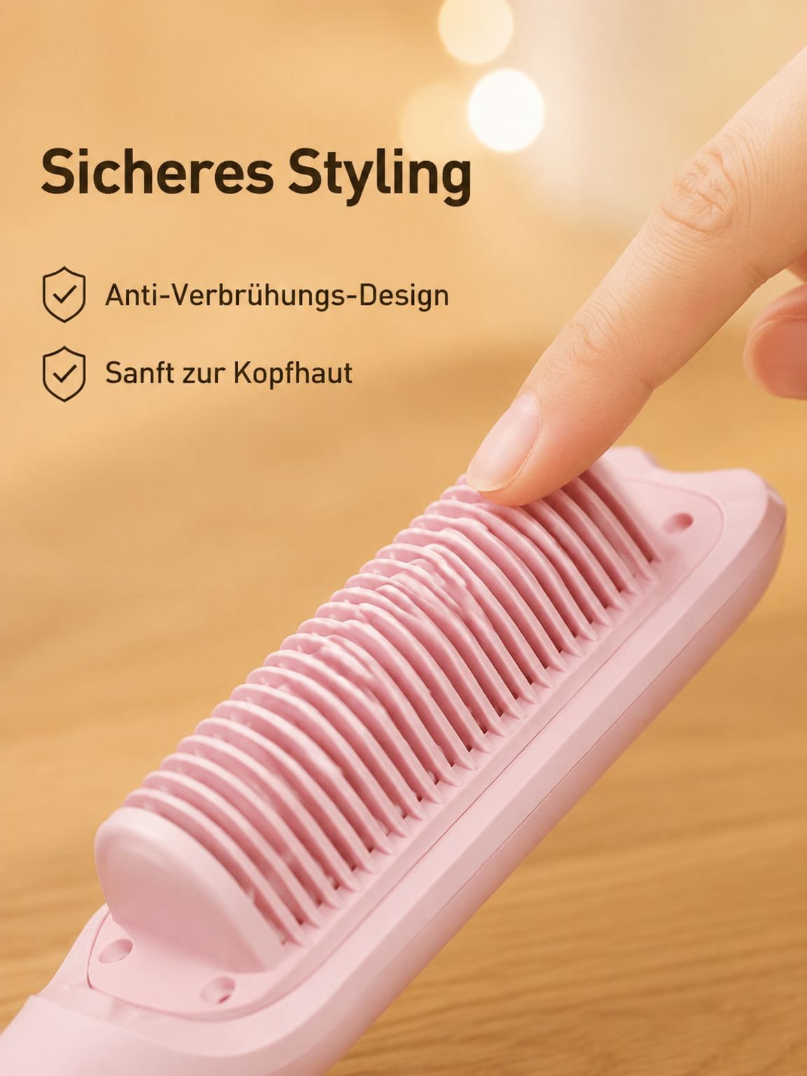 Langlebiges 2-in-1 Haarglätter und Lockenwickler für Anfänger