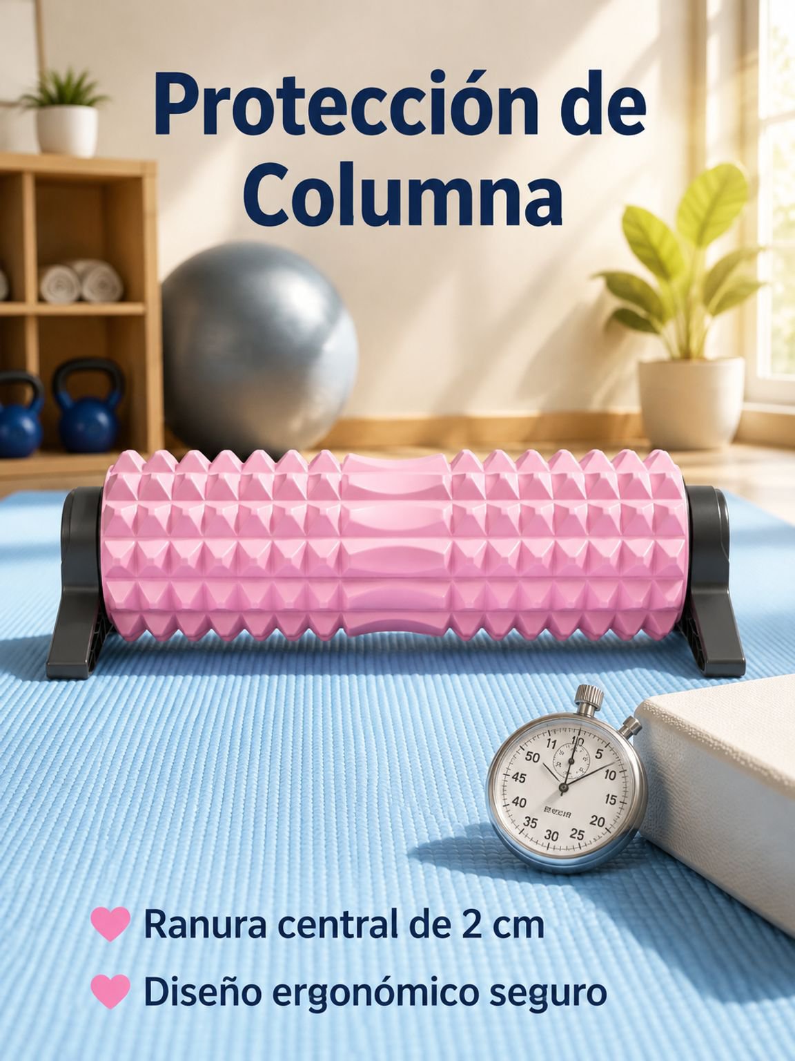 Rouleau de massage en mousse