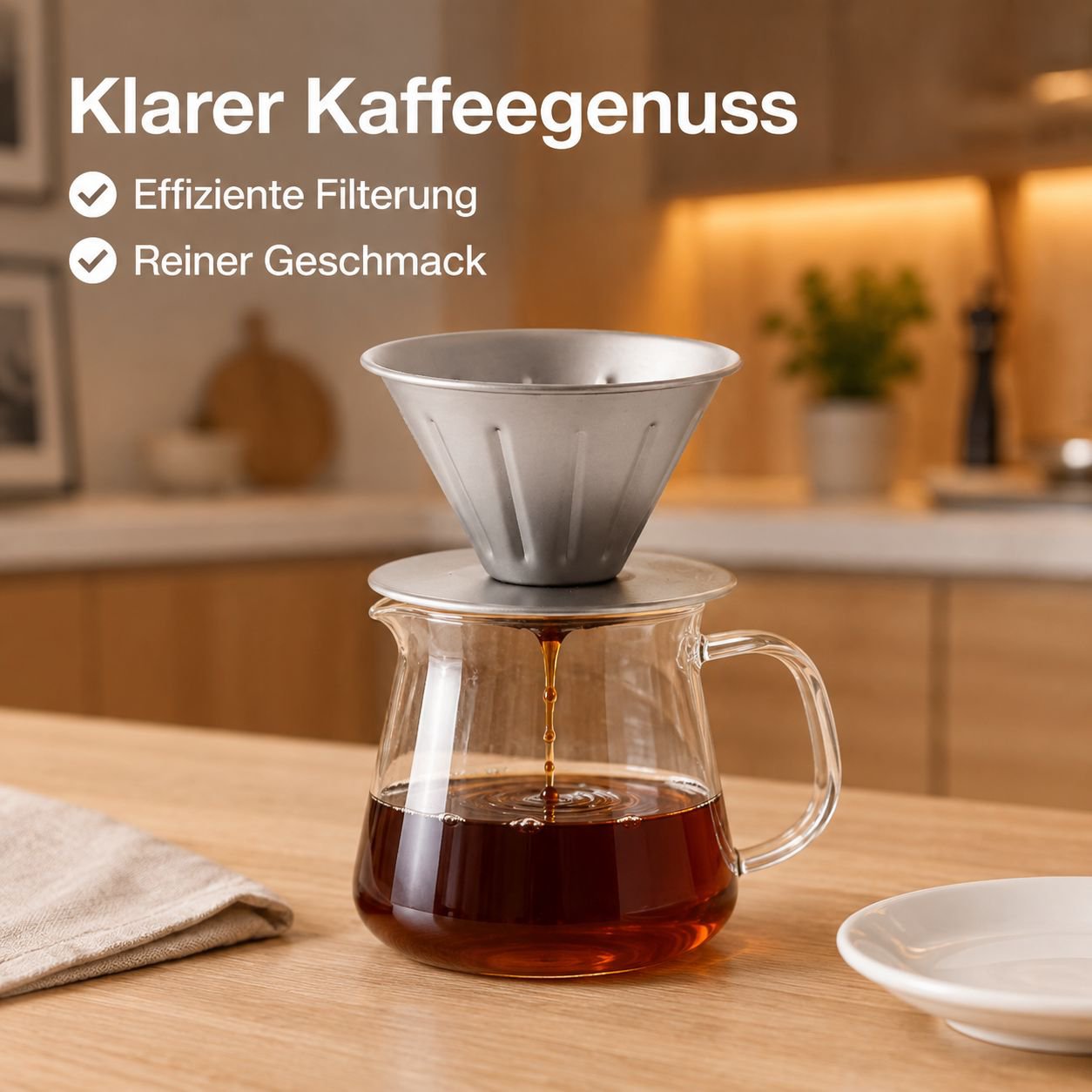 Wiederverwendbarer Kaffeefilter