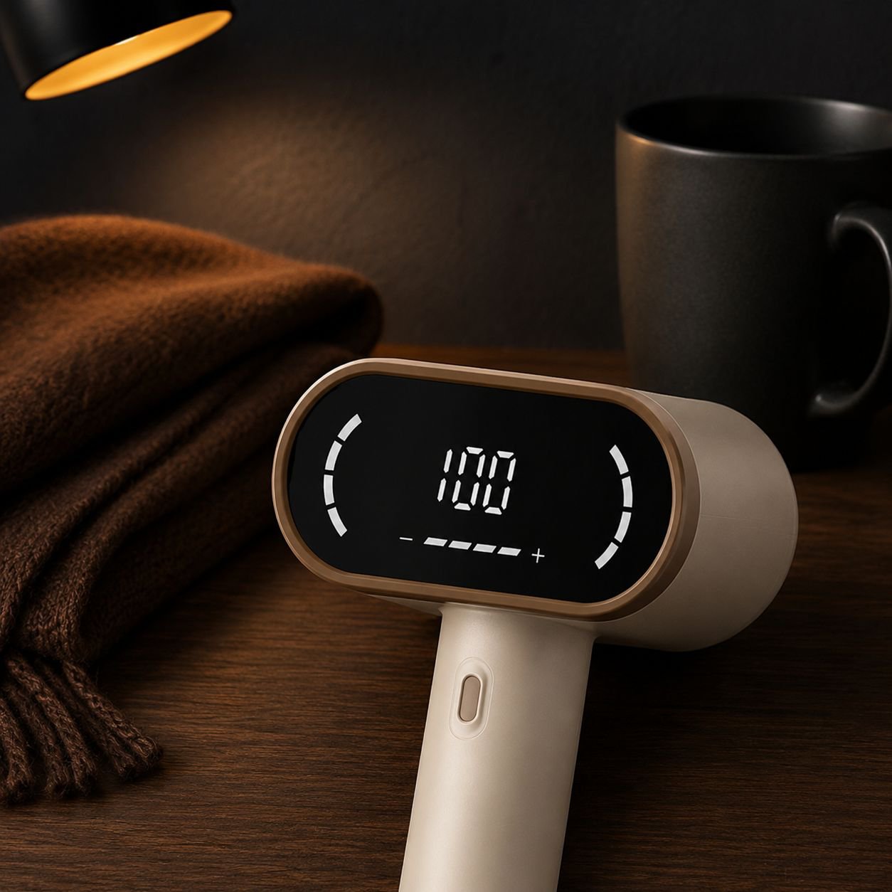 Compact and lightweight USB rechargeable lint remover
