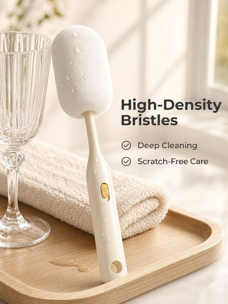 Double-Headed No-Dead-Angle Cup Cleaning Brush