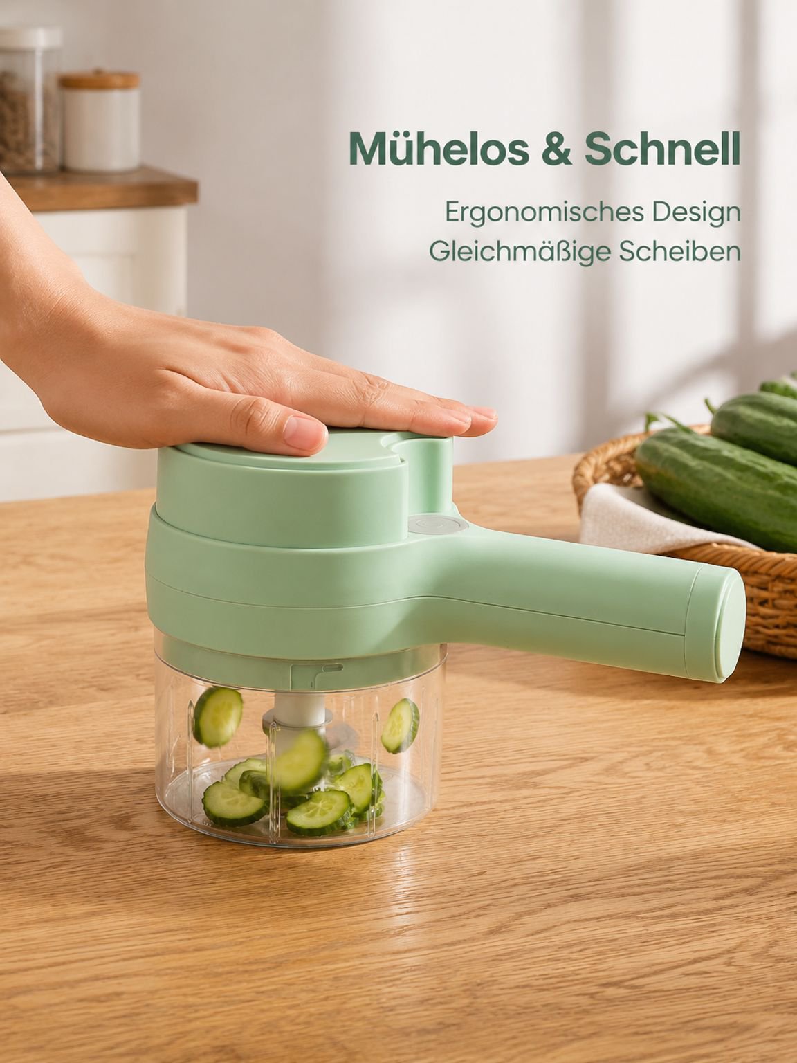 Multifunktionaler tragbarer Gemüseschneider