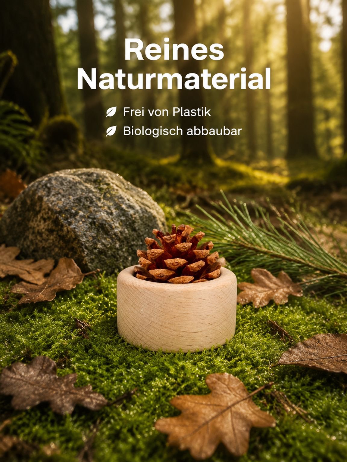 Dekoration mit Kiefernzapfen-Diffusor