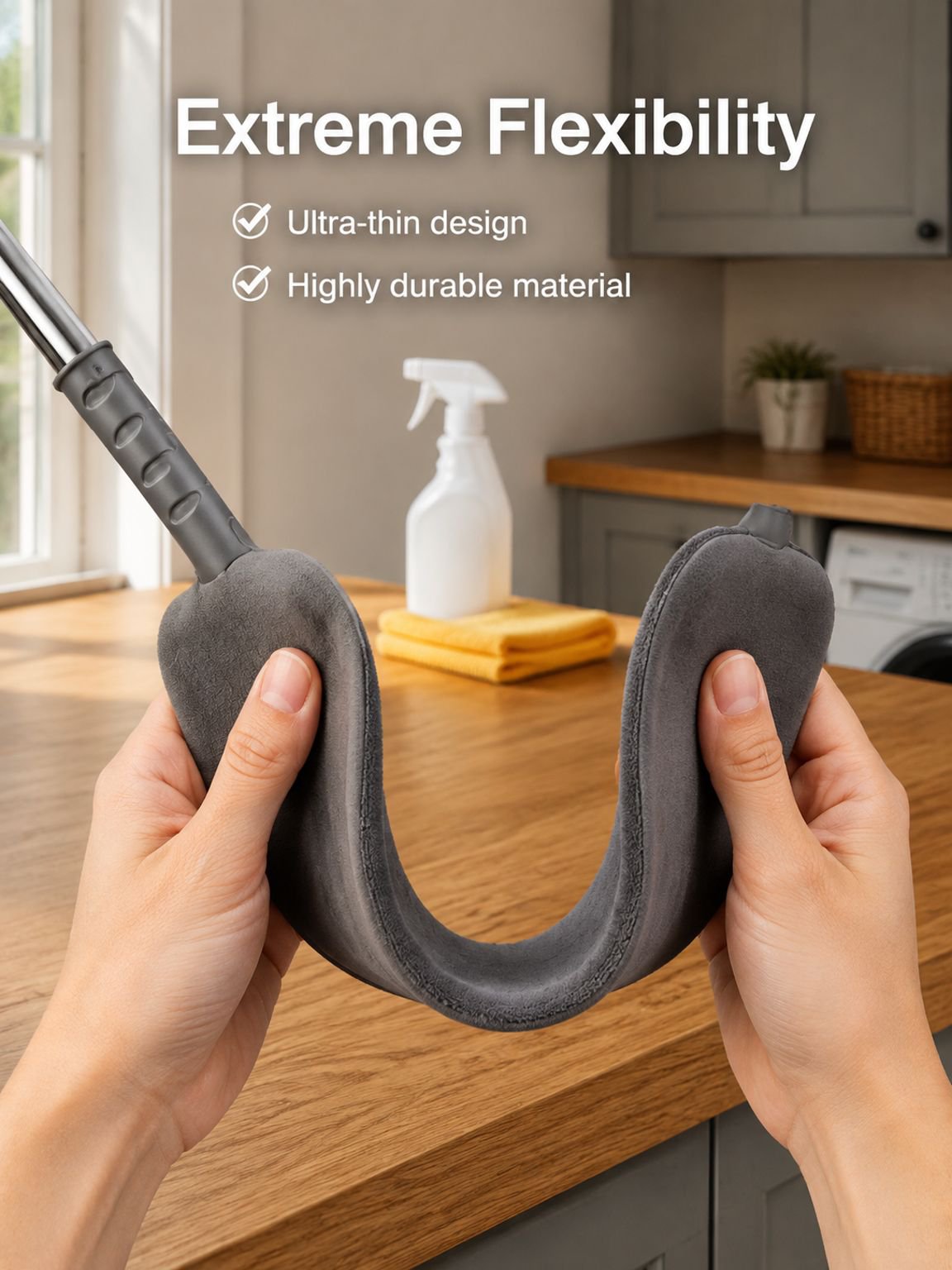 Extendable and extended gap duster