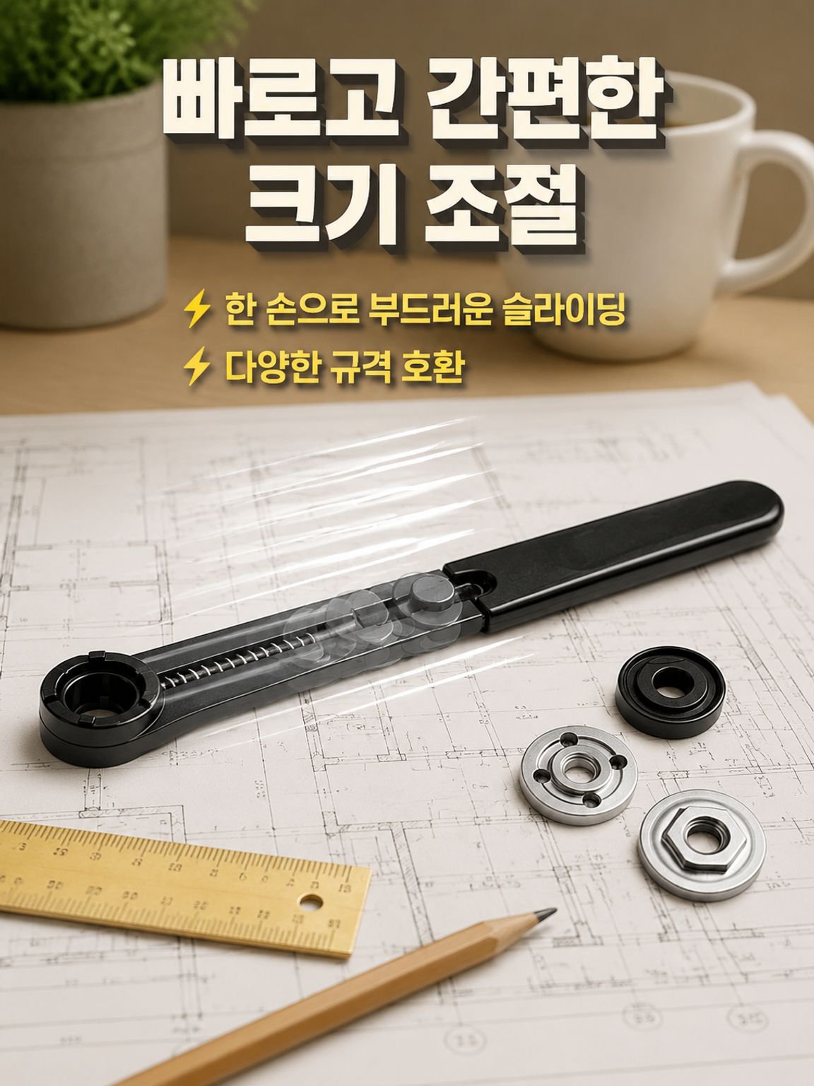 견고한 내구성의 다기능 렌치