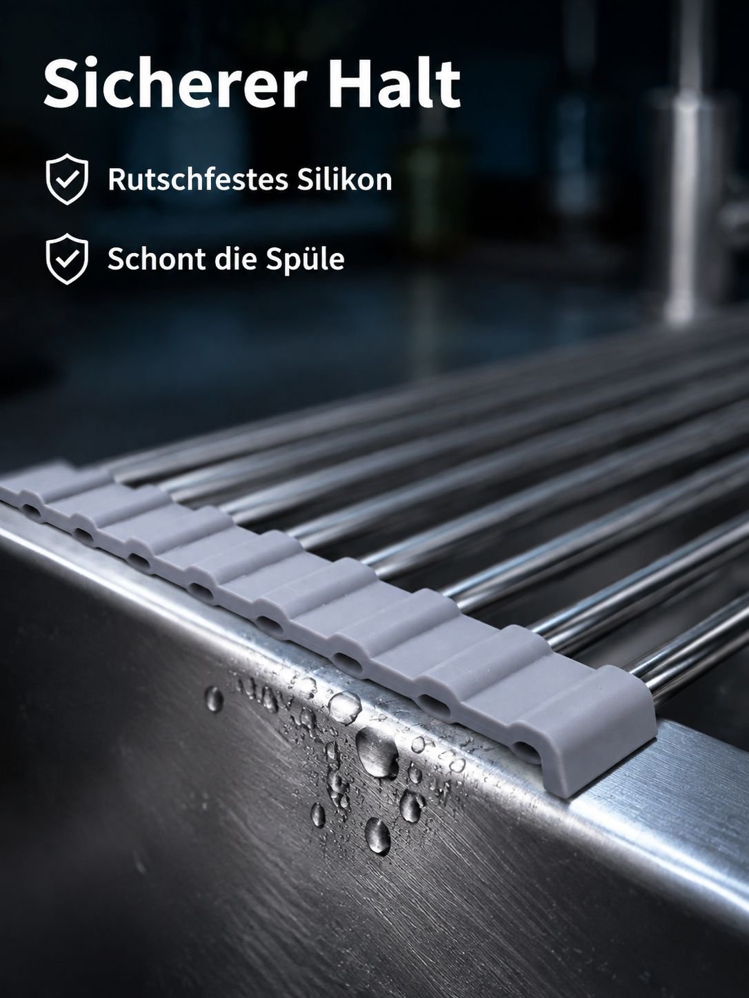 Multifunktionaler Abtropfkorb für Obst und Gemüse