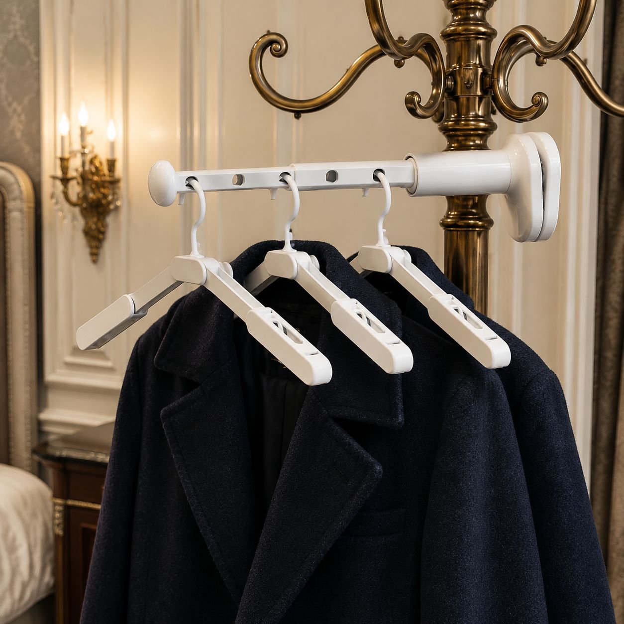 Porte-vêtements pliable et portable spécial voyage d'affaires et hôtel