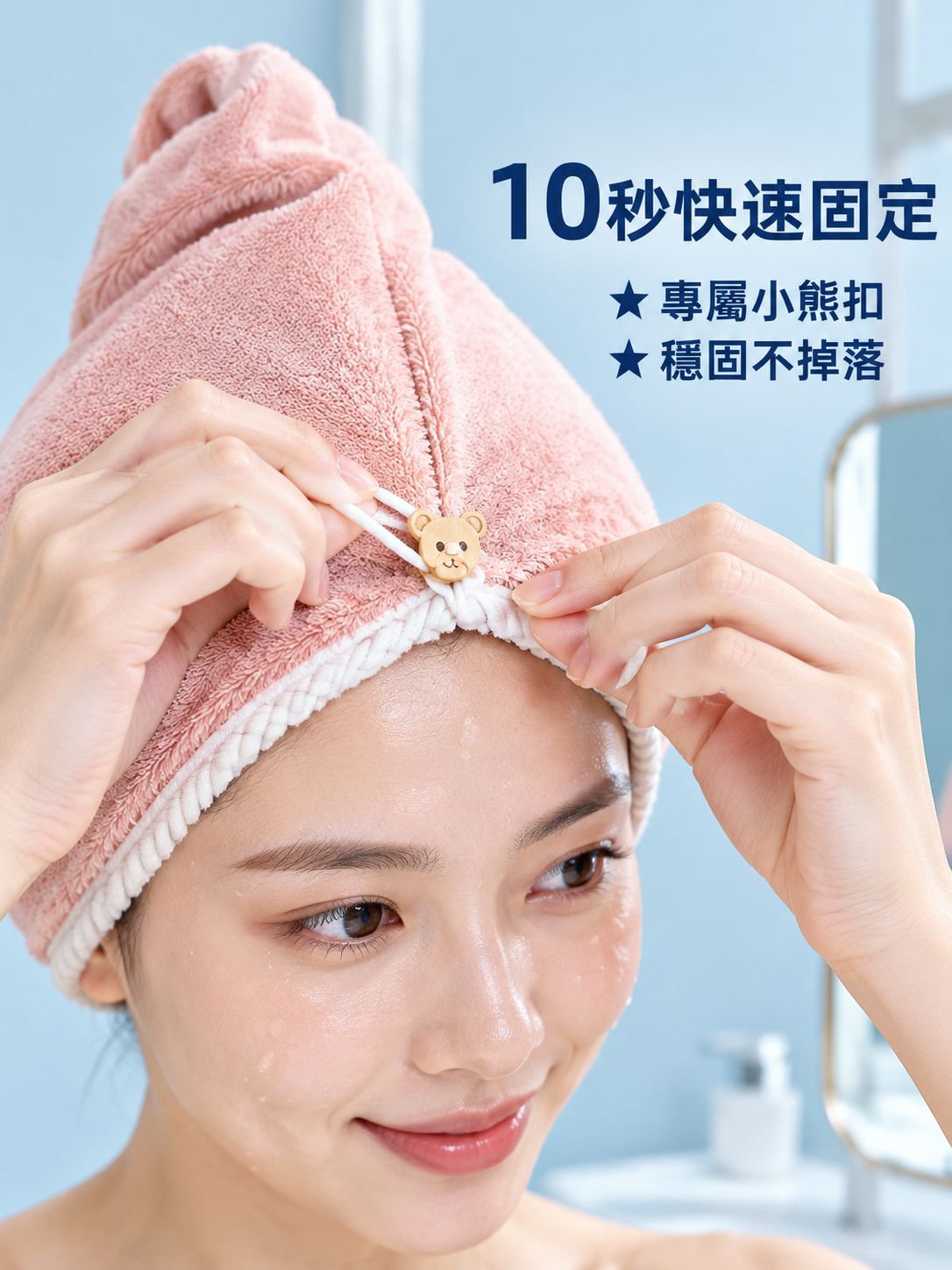加厚乾髮帽