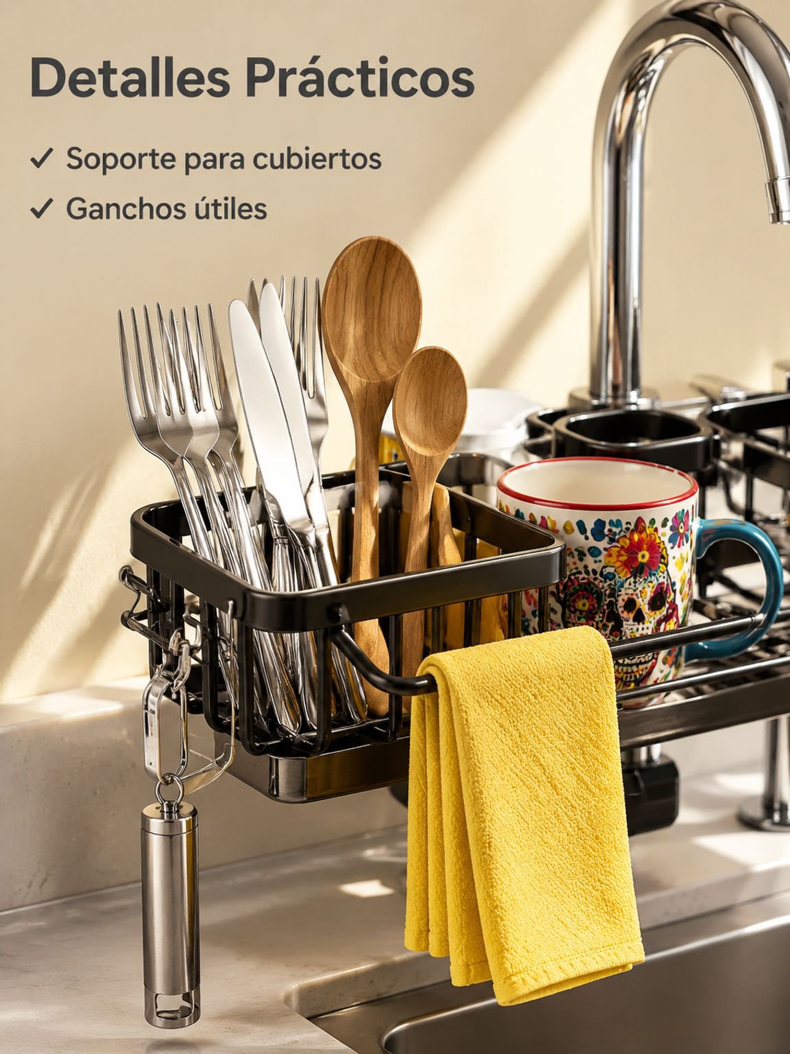 Rejilla de desagüe del fregadero de la cocina
