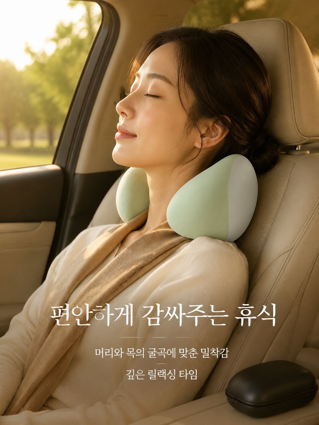 장시간 운전에 적합한 쿠션 세트