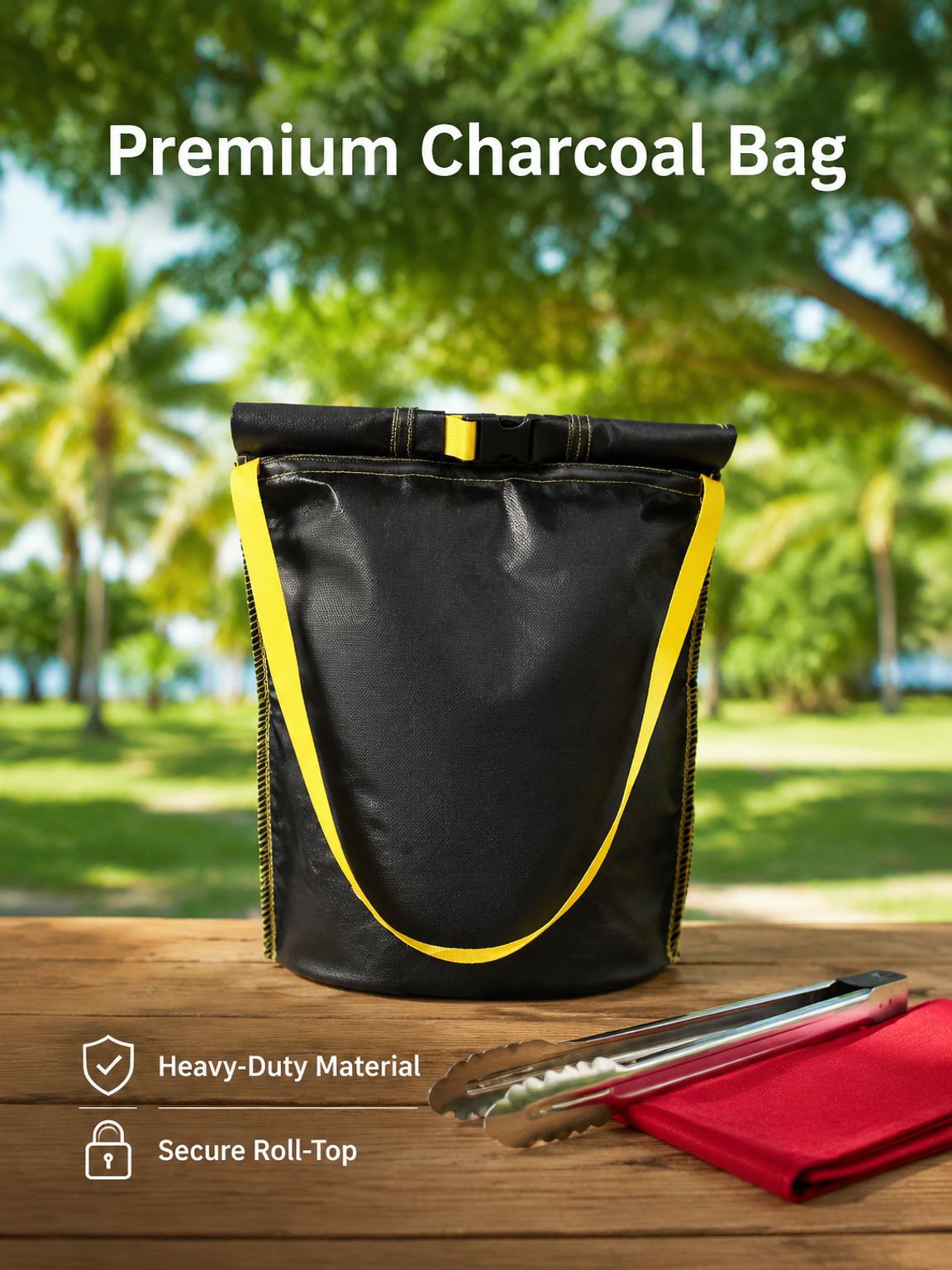 Fireproof Camping Charcoal Portable Bag