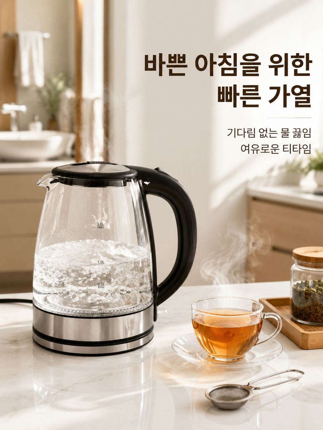 내열 유리 전기 포트