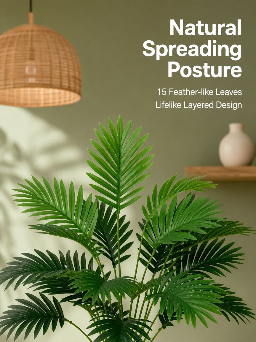 Green plants, potted plants, living room decoration, fake trees, scattered sunflowers