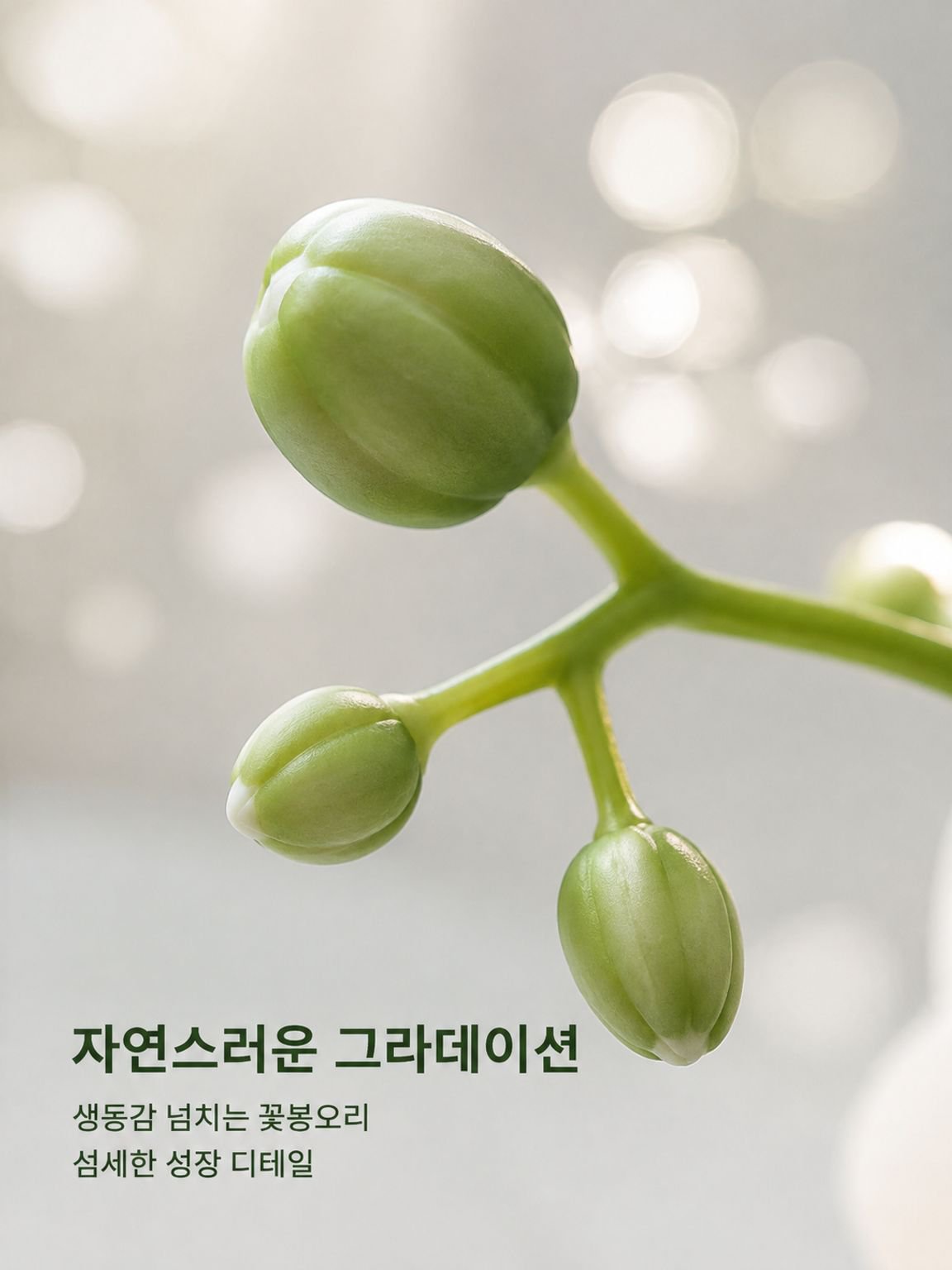가벼운 사치감 9마리 호접란 모조 꽃다발
