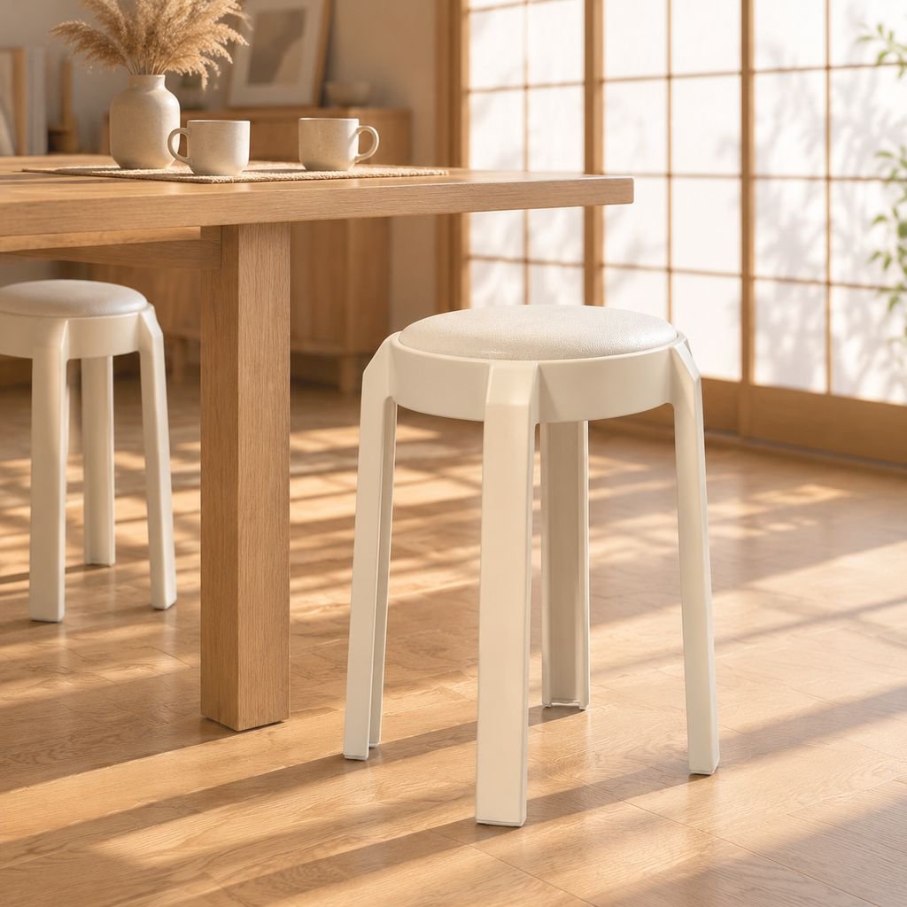 柔らかいパッド入りの円形ダイニングルーム用ハイチェア