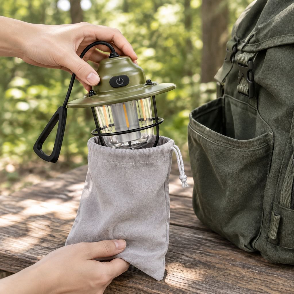Robuste und langlebige Campinglampe für den Außenbereich