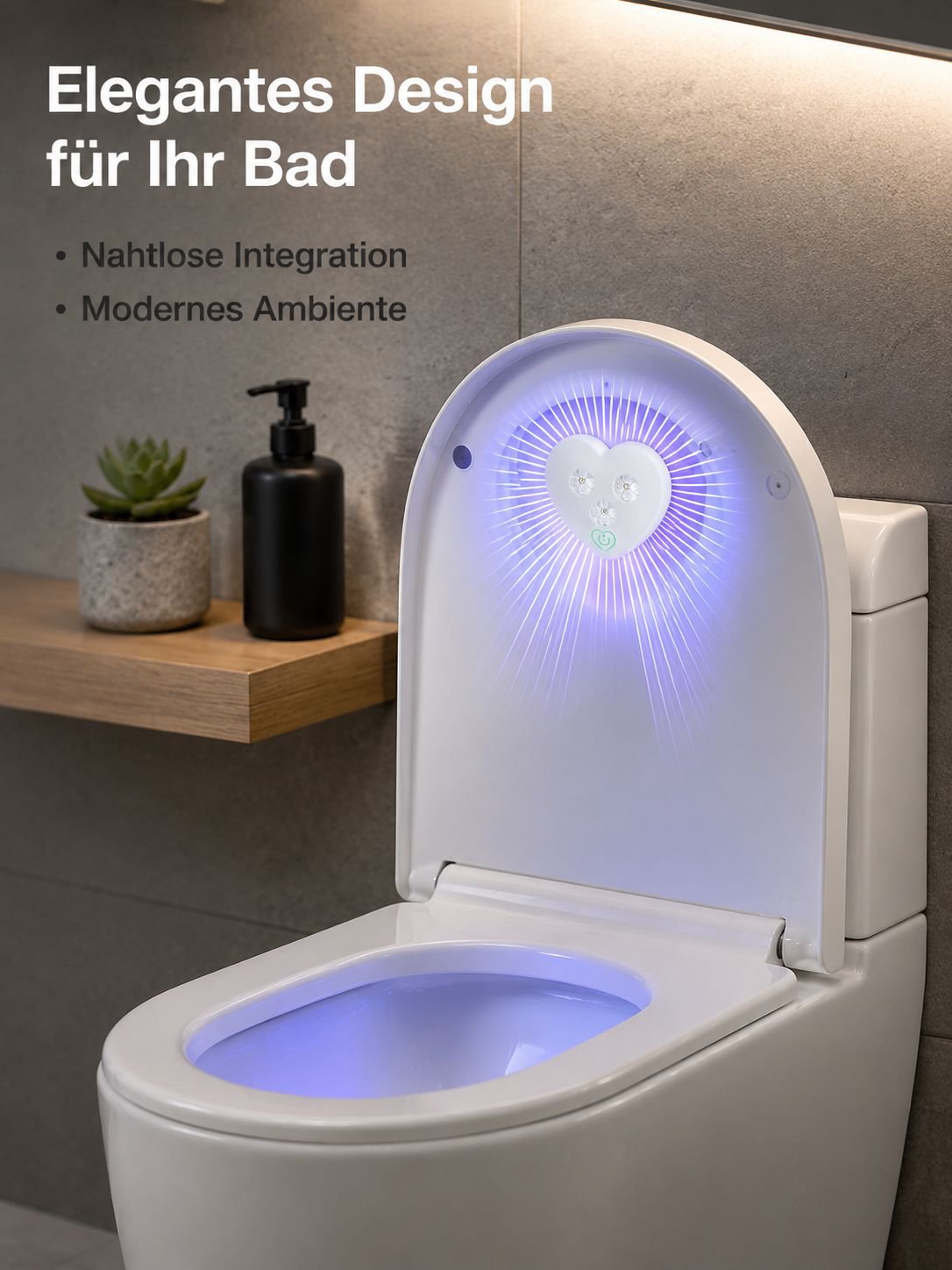 UV Intelligenter Toilettensitz-Desinfektor mit Sensor
