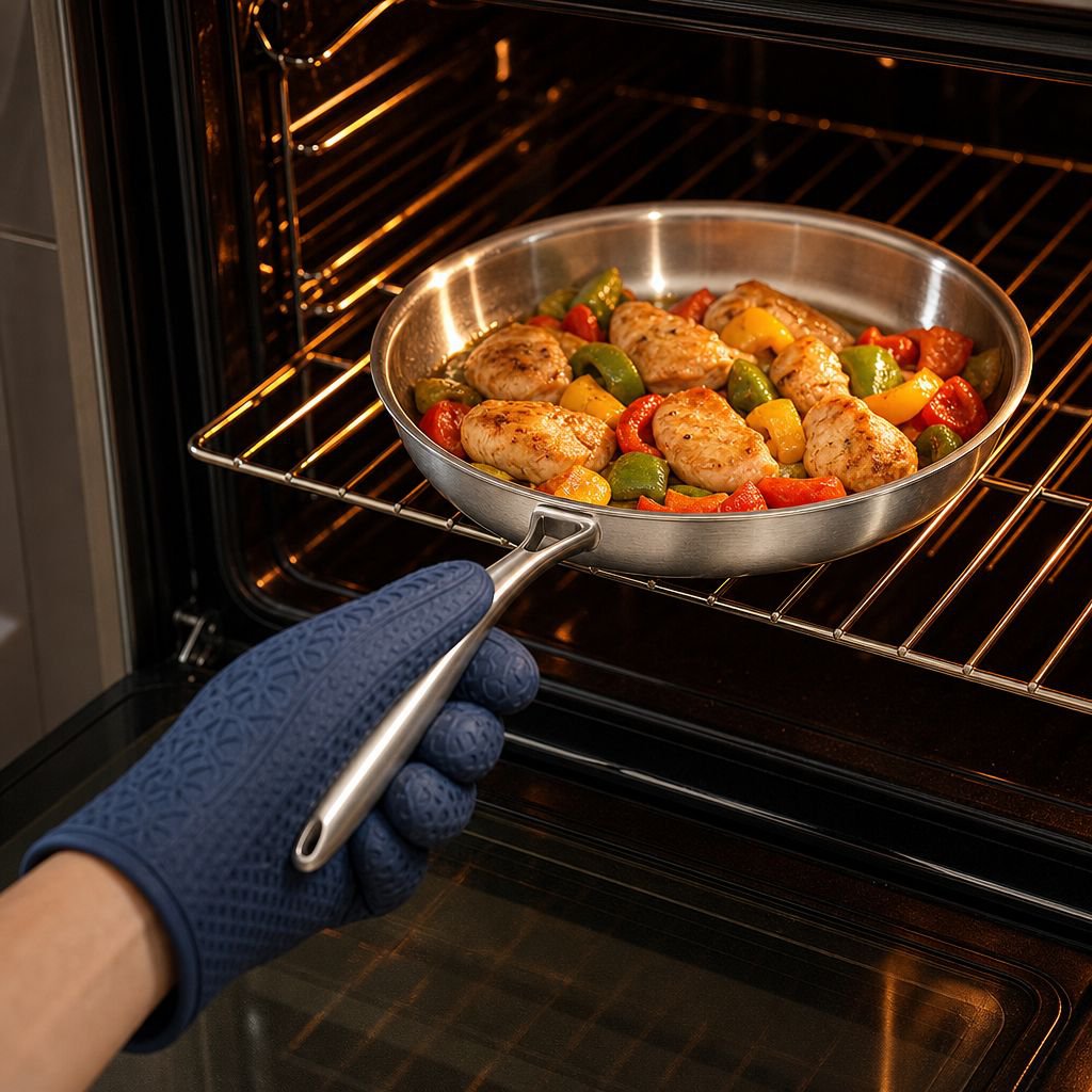 Induction cooker threelayer steel thickened pan