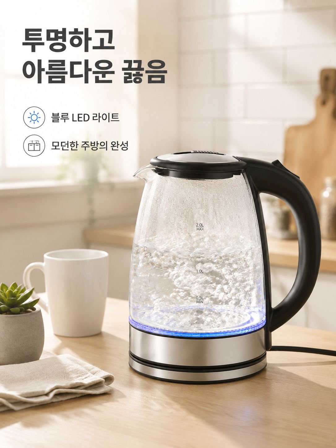 내열 유리 전기 포트