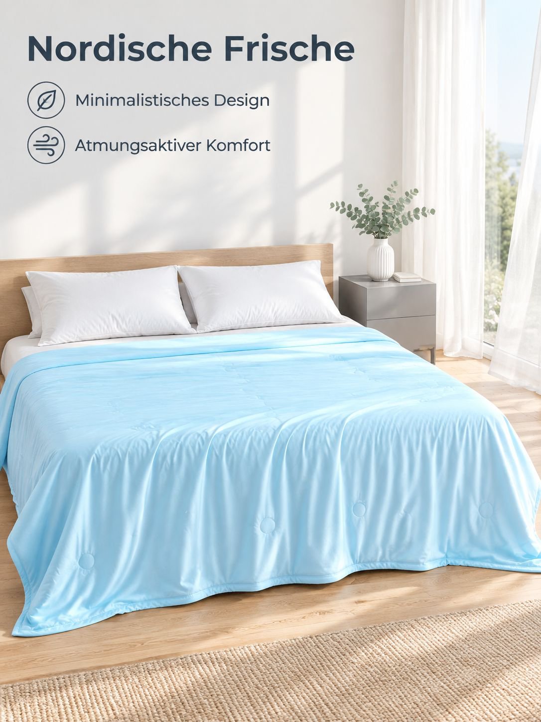 Seidenkühlende Decke