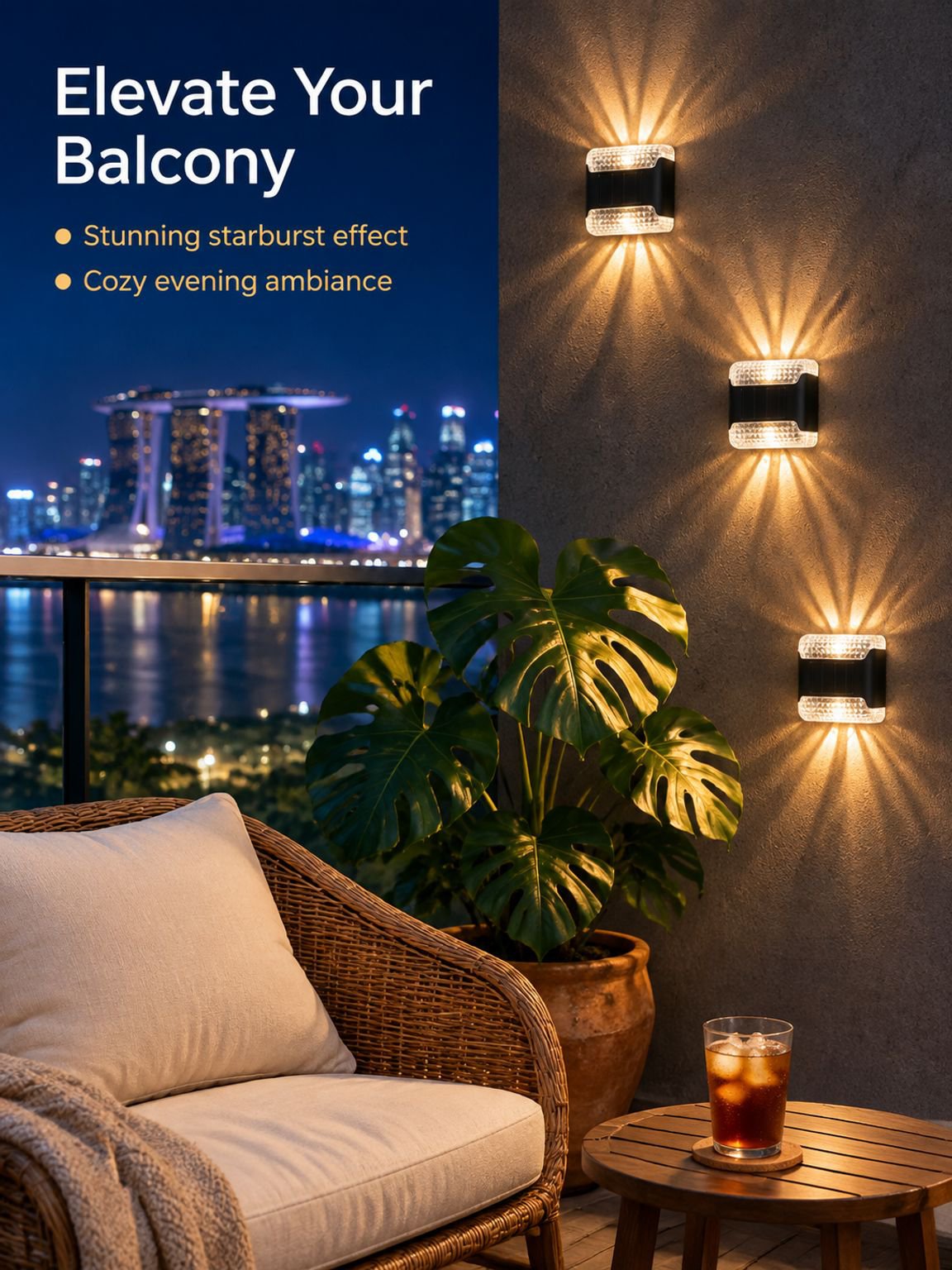 Waterproof outdoor solar landscape lights