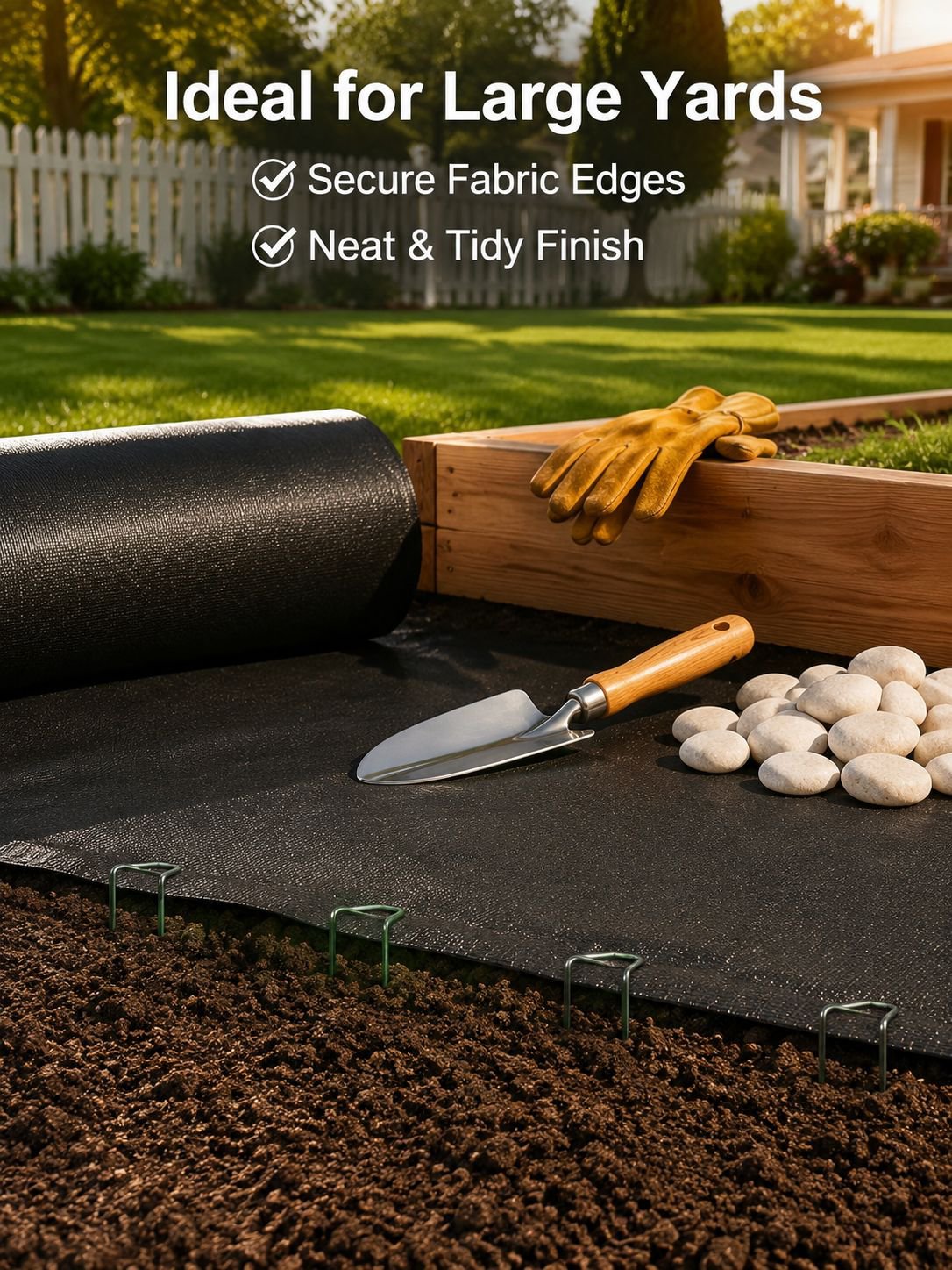 U-shaped Ground Pegs for Weed Control Sheet