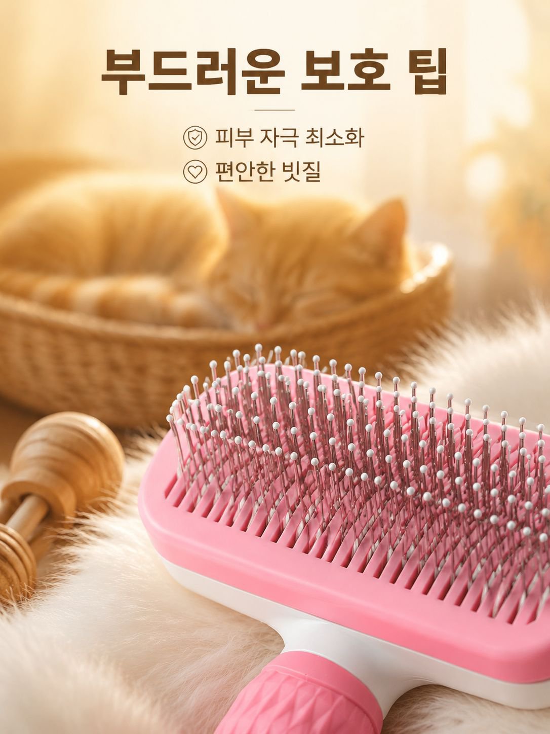 반려동물 털 청소용 브러시