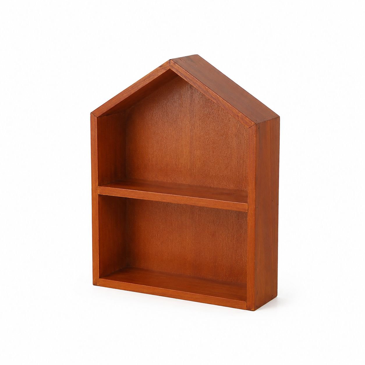 Desktop Solid Wood Multipurpose Retro Display Shelf for Lipstick Perfume Dolls Decoration