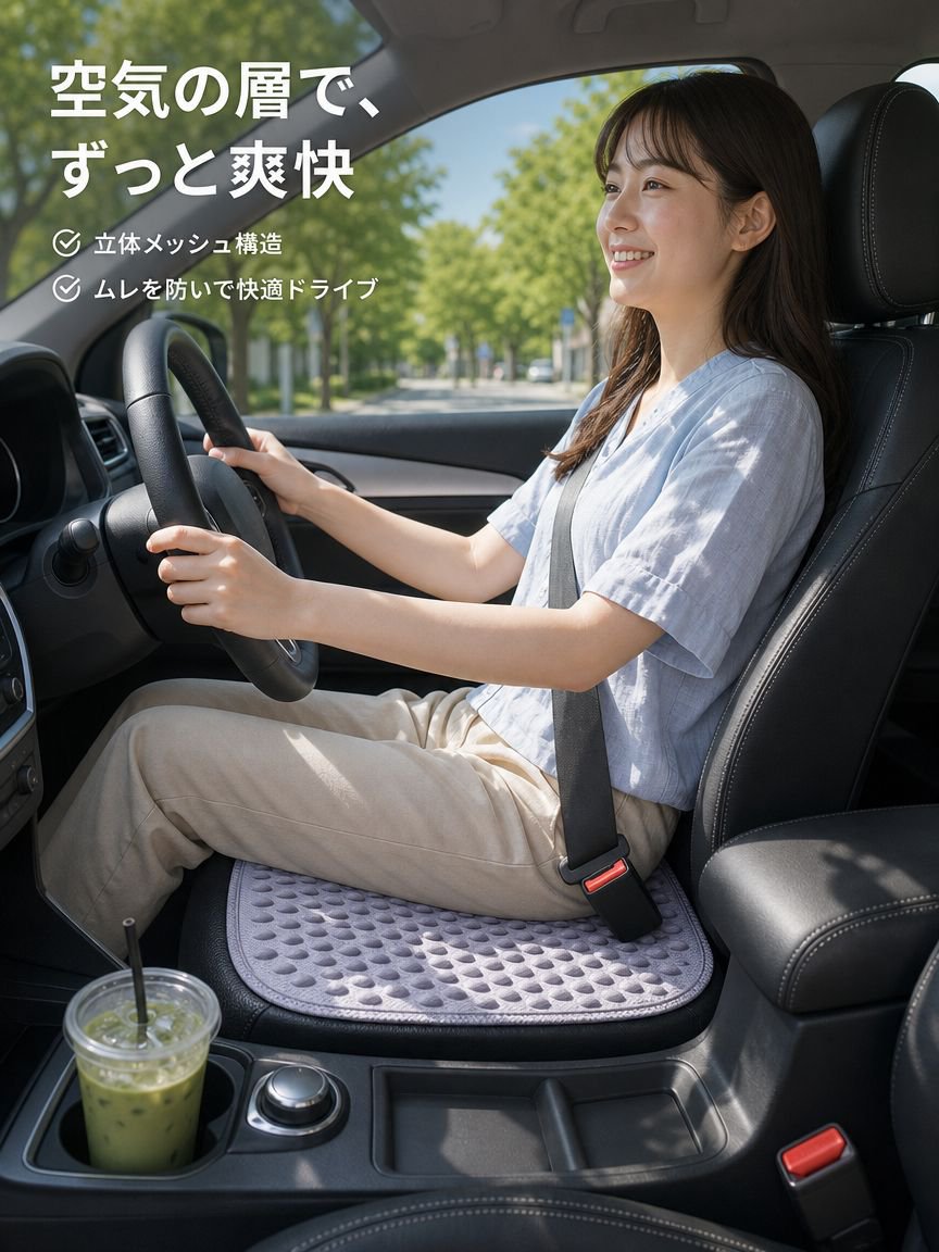 夏用ハニカム冷却カーマット