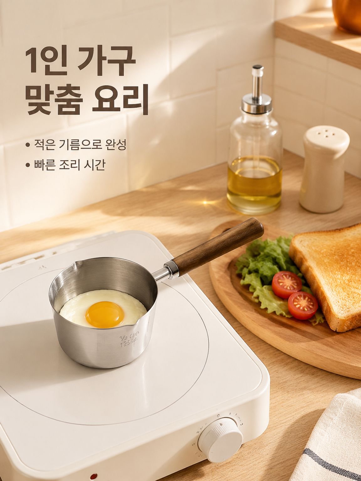 가정용 단일 손잡이 조리 팬