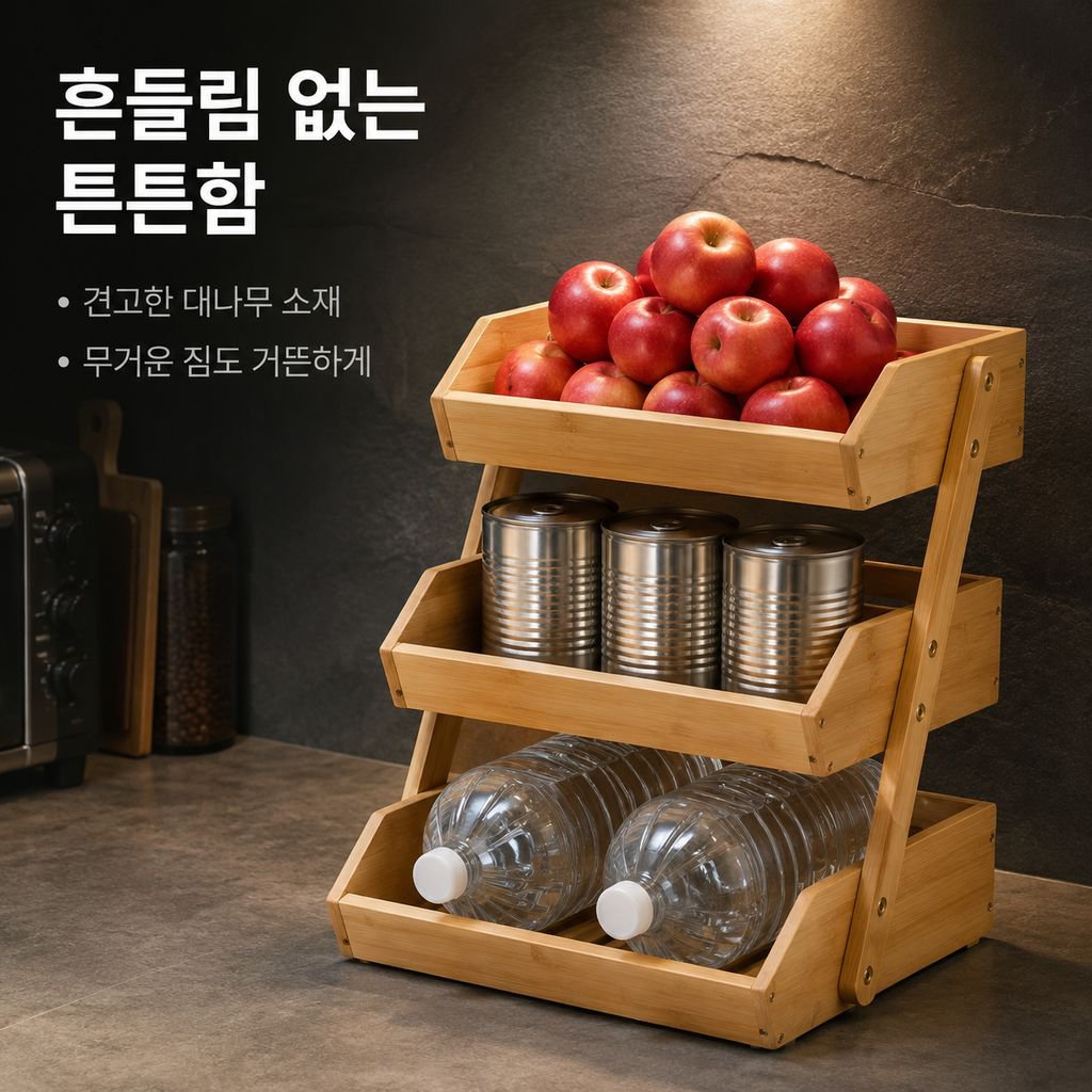 가정용 간식 정리 선반