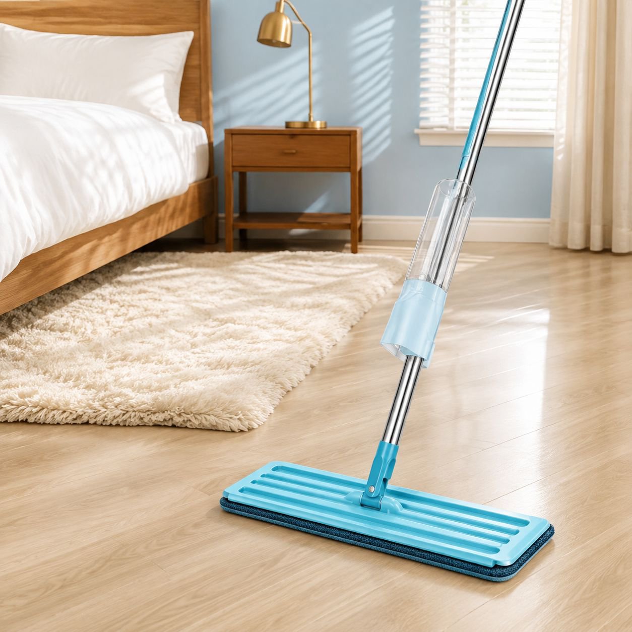 Quick Suction Tile Mop, Stain Removal Cleaning Mop Plate