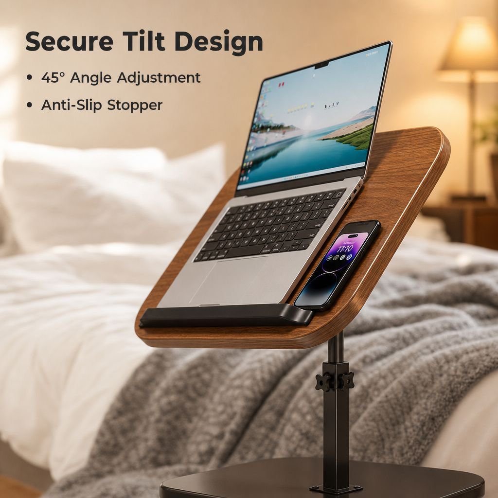 Portable Small Table for Bedroom and Living Room