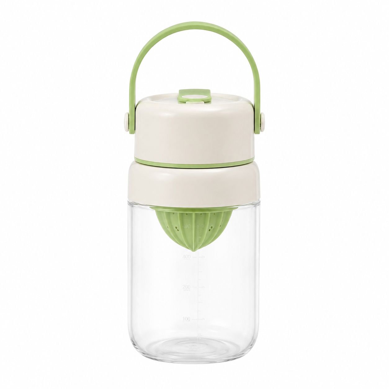Portable Manual Glass Juice Cup