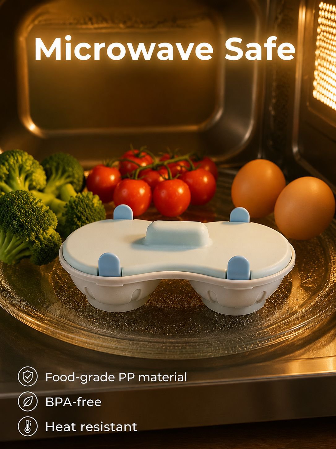 Low-fat boiled egg maker for a healthy lifestyle