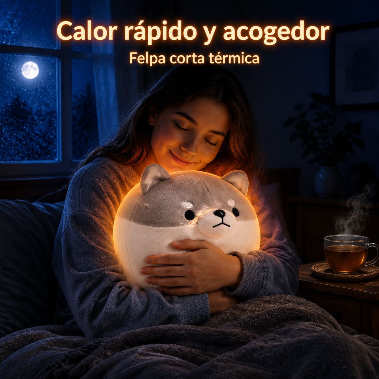 Almohada de peluche linda