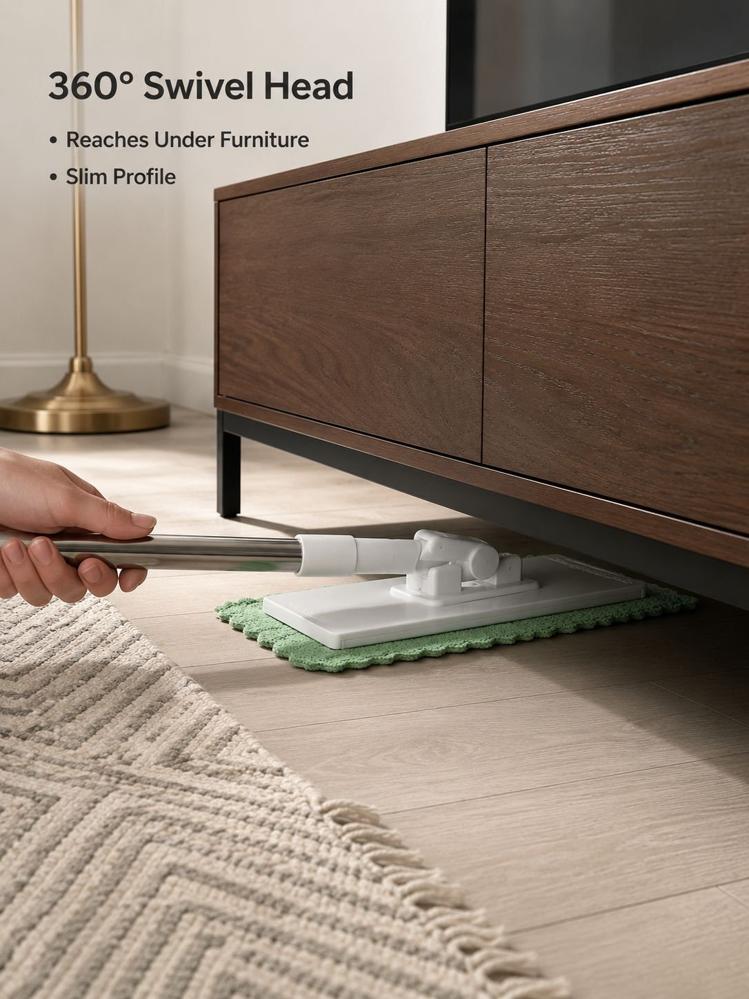 Automatic Spin Mop with Face Towel Holder