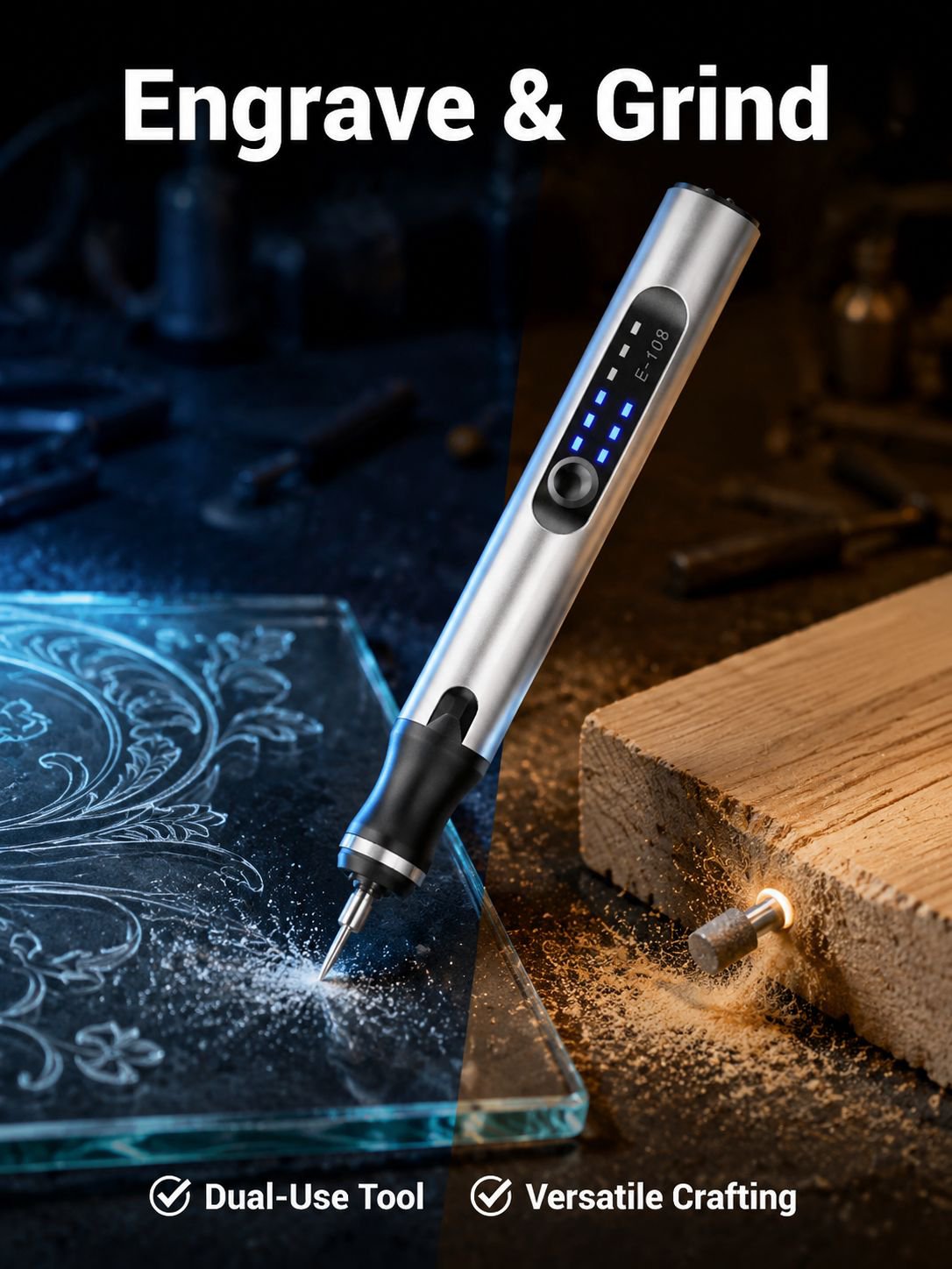 Micro Precision Engraving Electric Grinding Pen DualUse