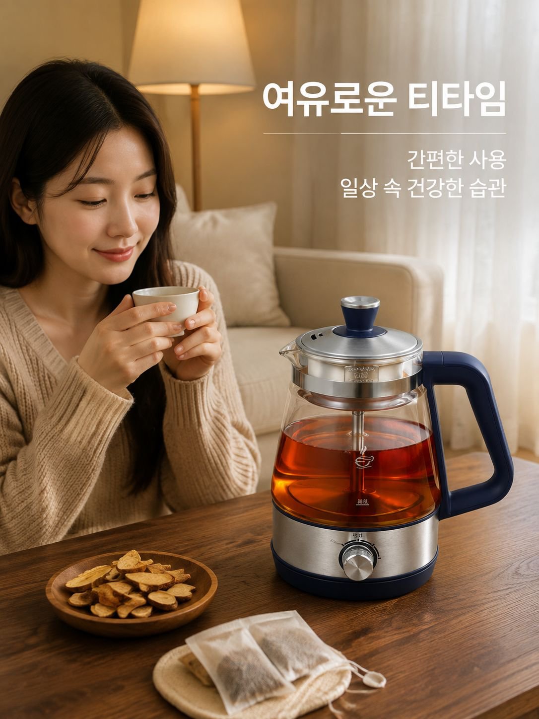 분무식 건강 티포트 찻주전자