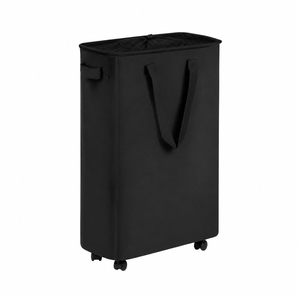 Movable Dustproof Waterproof Storage Hamper with Drawstring Closure